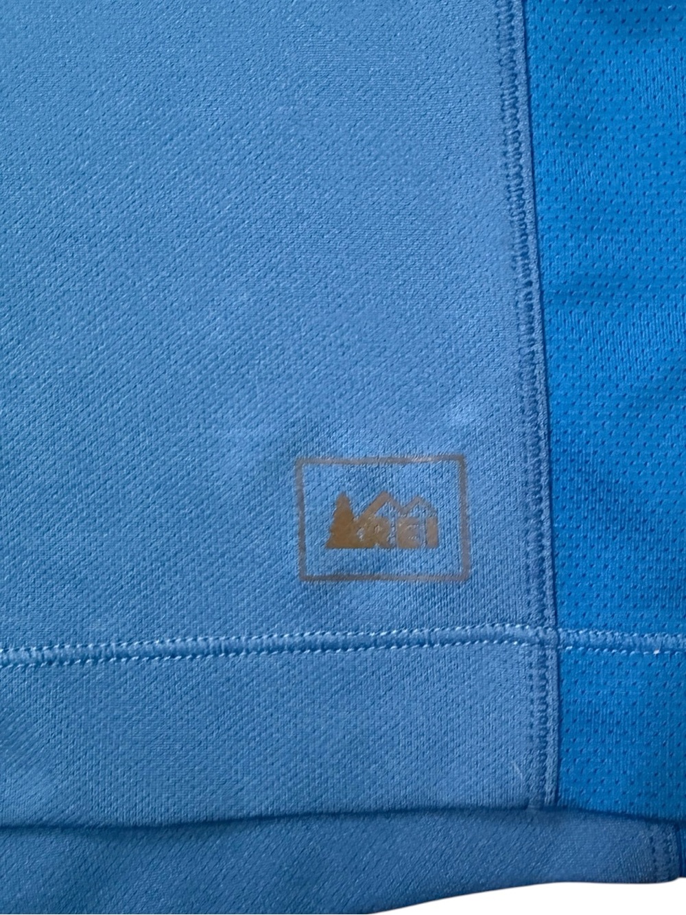REI Co-op Blue Quarter Zip Pullover L Performance Hiking Trail Gorpcore Men - Picture 11 of 14